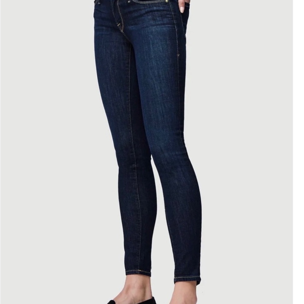 Women's Dark Wash Frame Denim Skinny Jeans Le Skinny de Jeanne Size 26